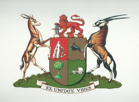 Print of the 1930 South African Coat of Arms