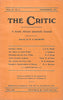 The Critic: A South African Quarterly Journal (Vol. 2, No. 1, September, 1933)