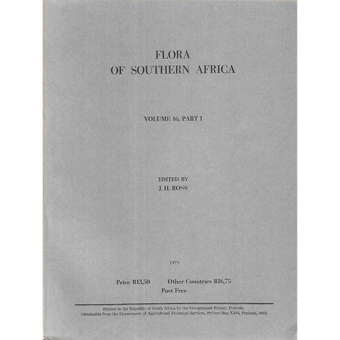 Flora of Southern Africa (Vol. 16, Parts 1 & 2) | J. H. Ross (Ed.)