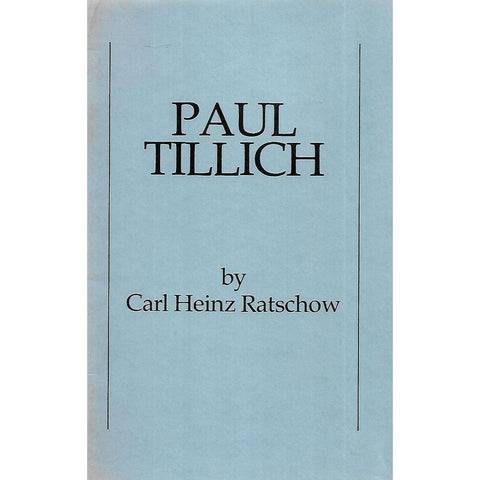 Paul Tillich | Carl Heinz Ratschow