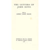 Bookdealers:The Letters of John Dove | Robert Henry Brand (Ed.)