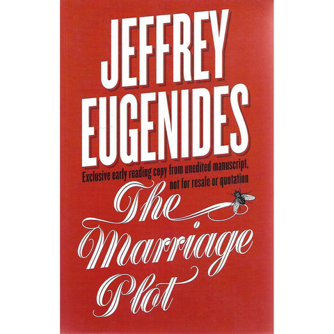 The Marriage Plot (Proof Copy) | Jeffrey Eugenides