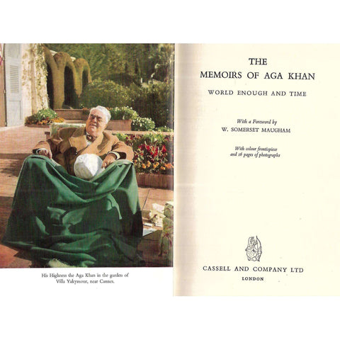 The Memoirs of Aga Khan: World Enough and Time (Frist Edition, 1954) | Aga Khan