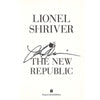 Bookdealers:The New Republic (Signed by Author) | Lionel Shriver